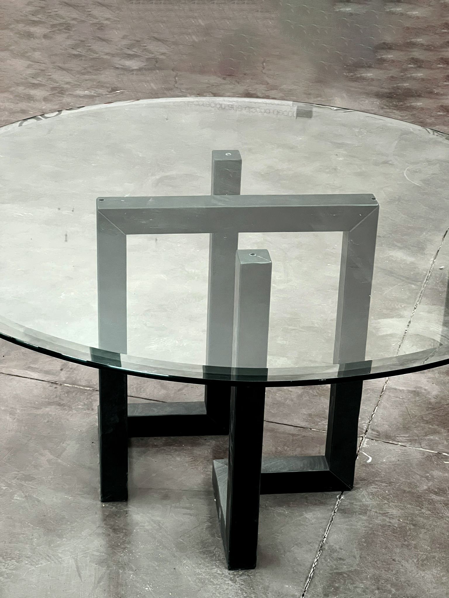 mesa comedor pizarra negra muebles diseño contemporáneo piedra