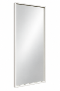 Espejo vertical blanco minimalista