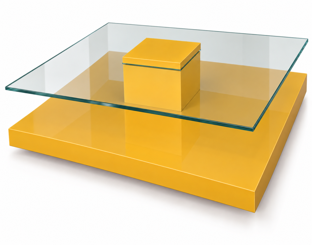 mesa akra silestone amarillo diseño